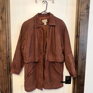 Nordstrom Chestnut Suede Jacket